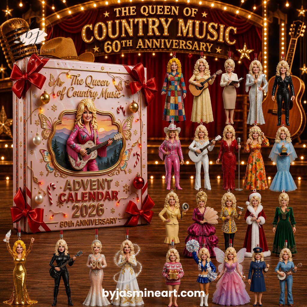 "Top 5 Collectible 2026 Advent Calendars: Broadway, Bigfoot, Star Trek & More" 5 The Queen of Country Music 60th Anniversary Advent Calendar 2026 With 24 Collectible Artist Figurines