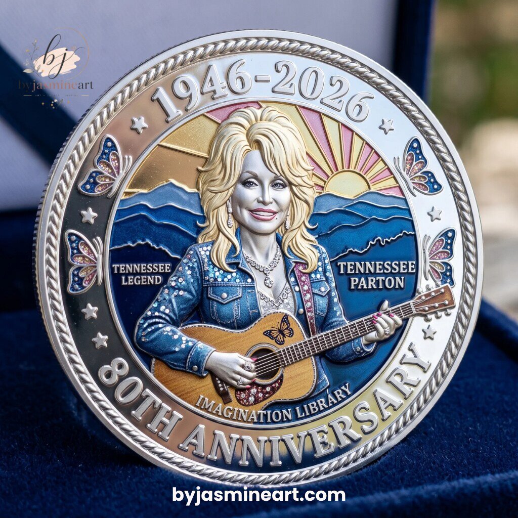 Dolly Parton Forever Thankful Commemorative Coin Reverse