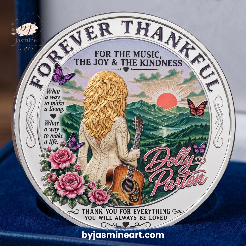 Dolly Parton Queen of Country Imagination Library Commemorative Coin 1946-2026