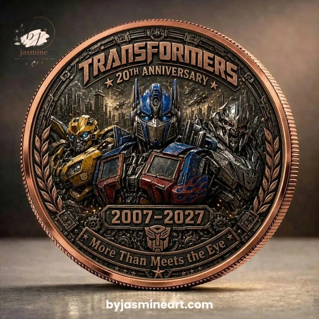 Transformers 20th Anniversary Commemorative Coin Medallion