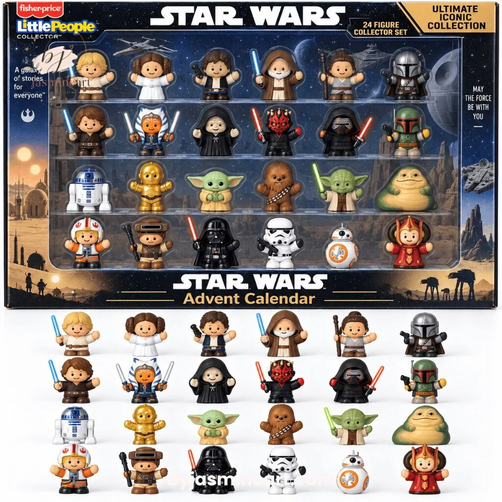 Fisher-Price Little People Star Wars Ultimate Iconic Collection 24-Figure Collector Set