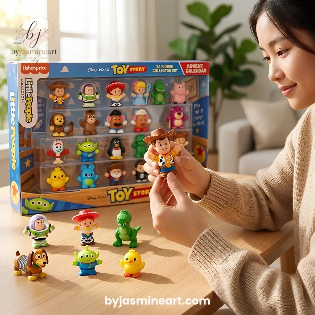 Fisher-Price Little People Disney Pixar Toy Story 24-Figure Collector Advent Calendar Set
