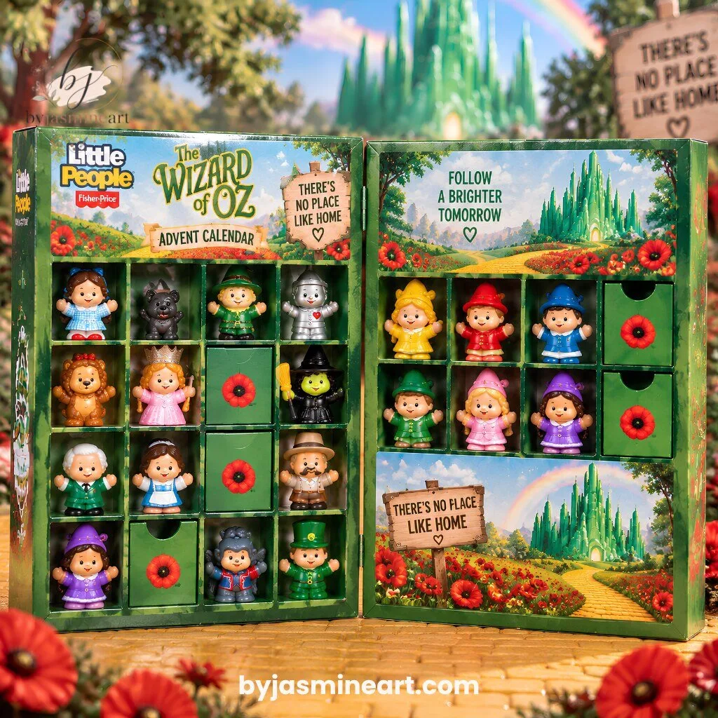 Fisher-Price Little People The Wizard of Oz 24-Figure Collector Advent Calendar Set