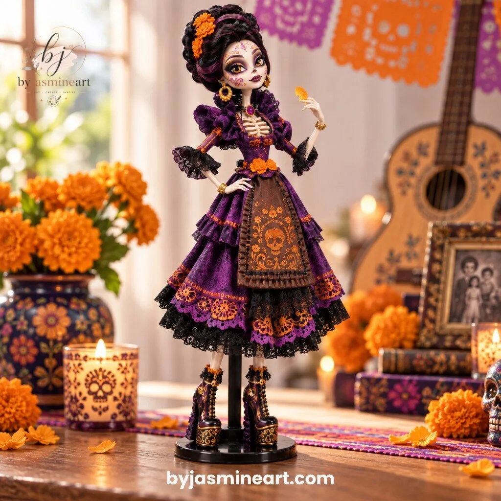 Monster High Disney Pixar Coco Mama Imelda Family Matriarch Fashion Doll Collector Figure