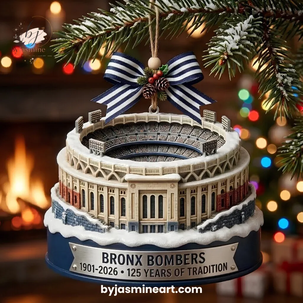 Bronx Bombers Yankee Stadium Tiered Ornament 125 Years