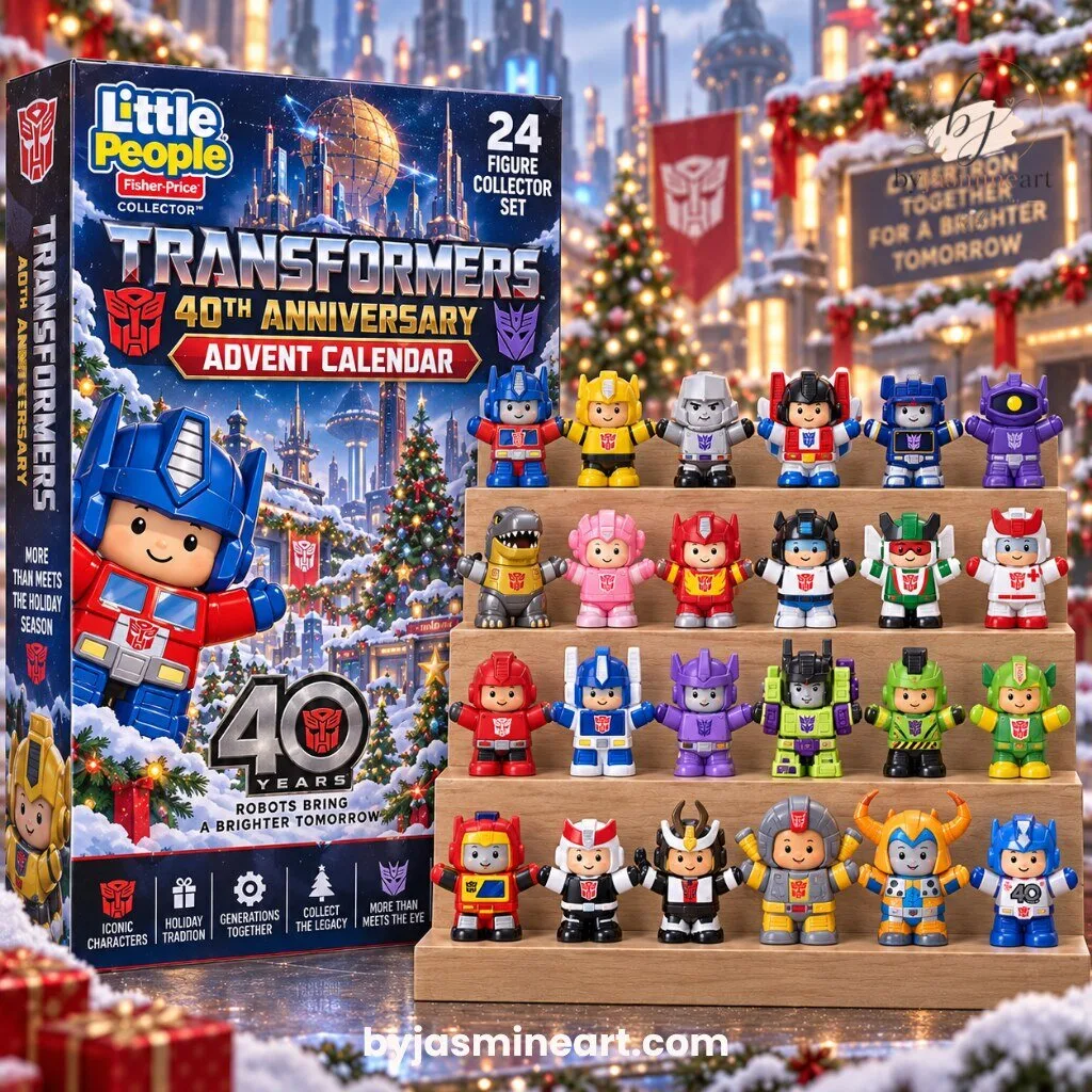 Little People Transformers 40th Anniversary Advent Calendar 24 Figures