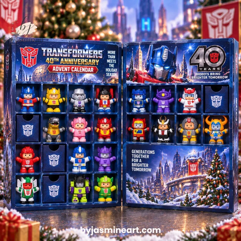 Little People Transformers 40th Anniversary Advent Calendar 24 Figures