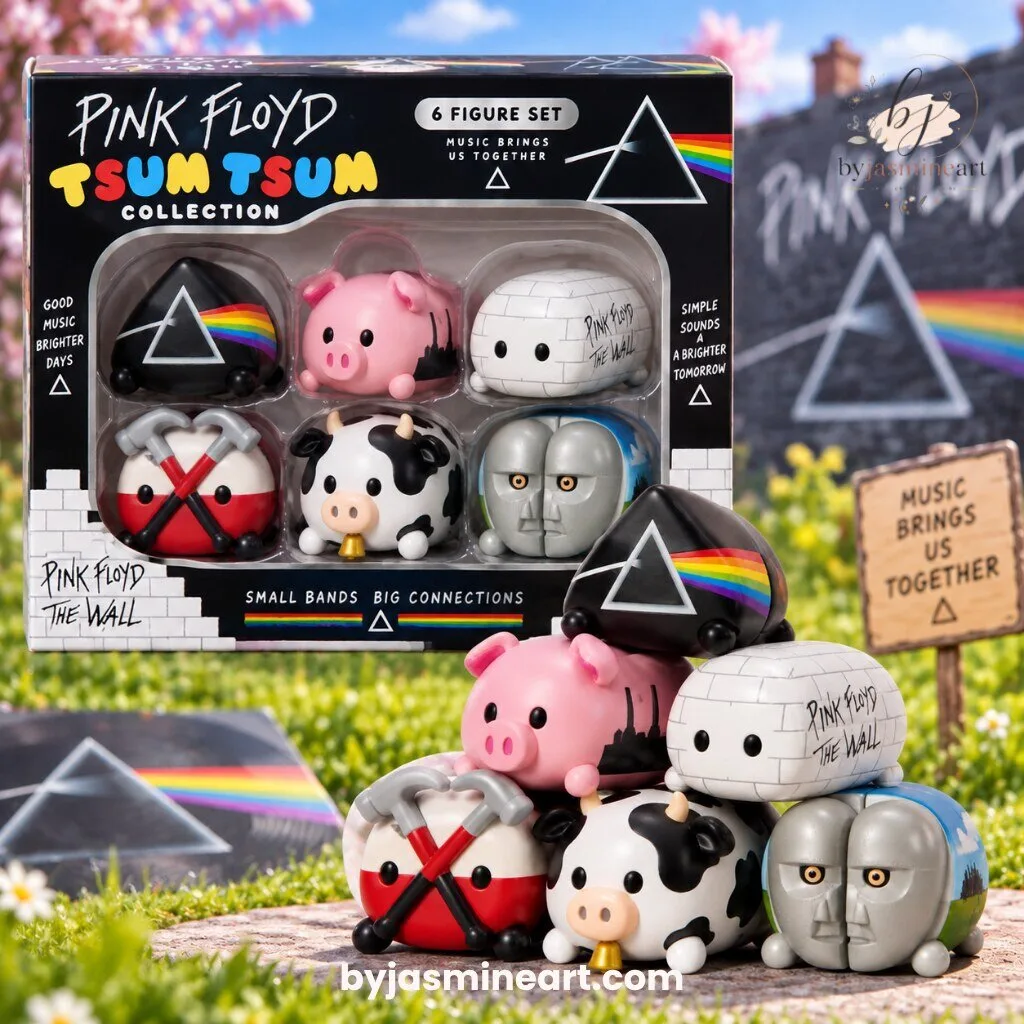 Pink Floyd Tsum Tsum Collection 6 Figure Set Dark Side 4 Pink Floyd Tsum Tsum Collection 6 Figure Set Dark Side