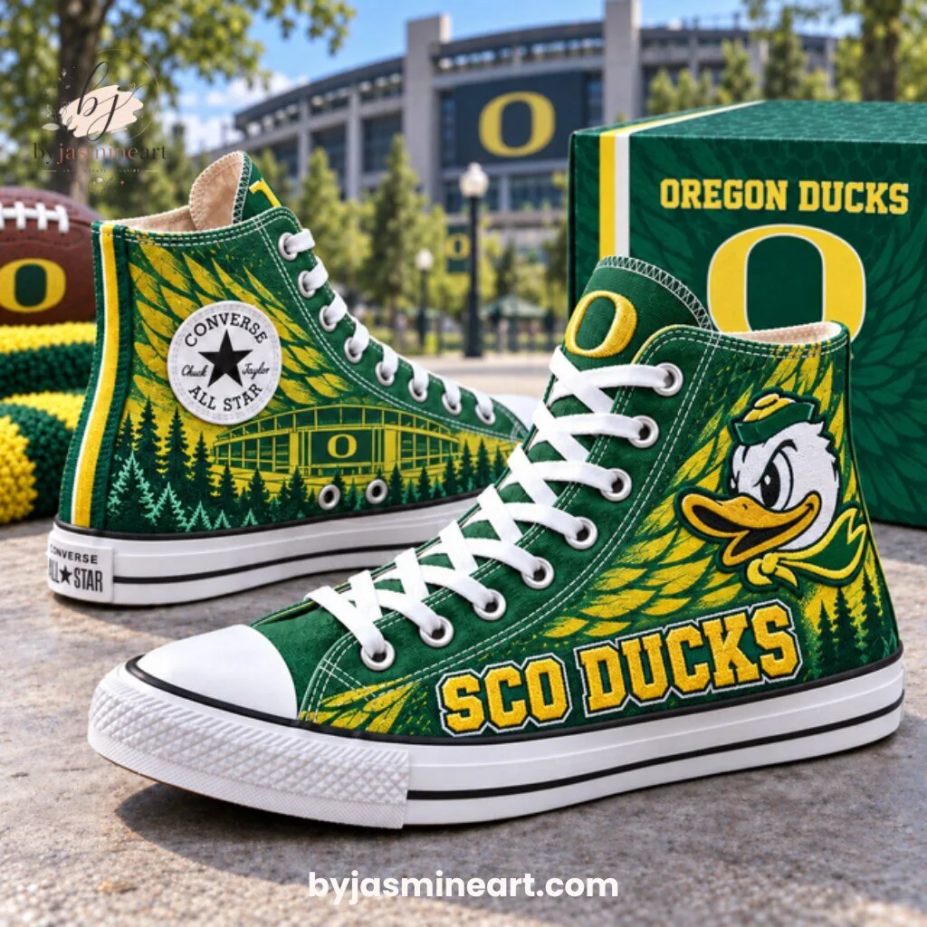 Converse Chuck Taylor All Star Oregon Ducks High-Top Sneaker