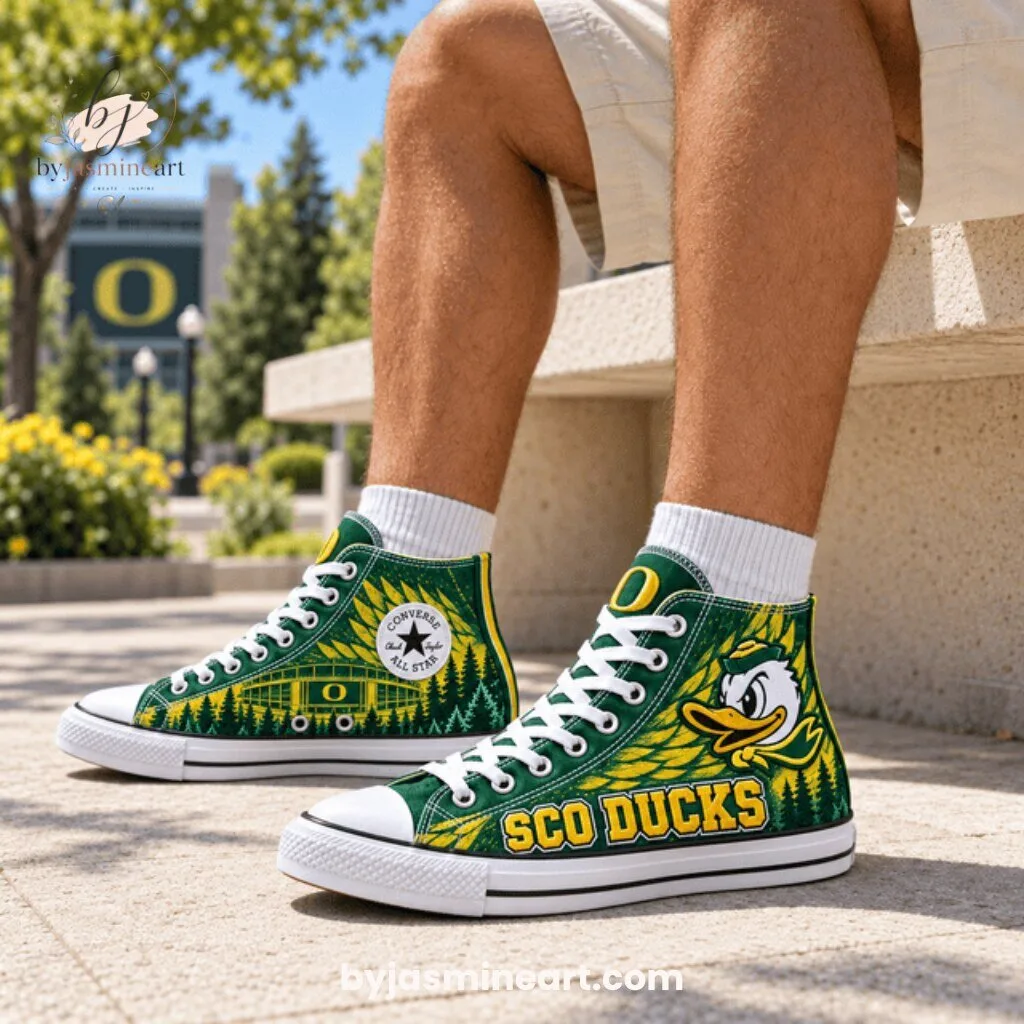 Converse Chuck Taylor All Star Oregon Ducks High-Top Sneaker