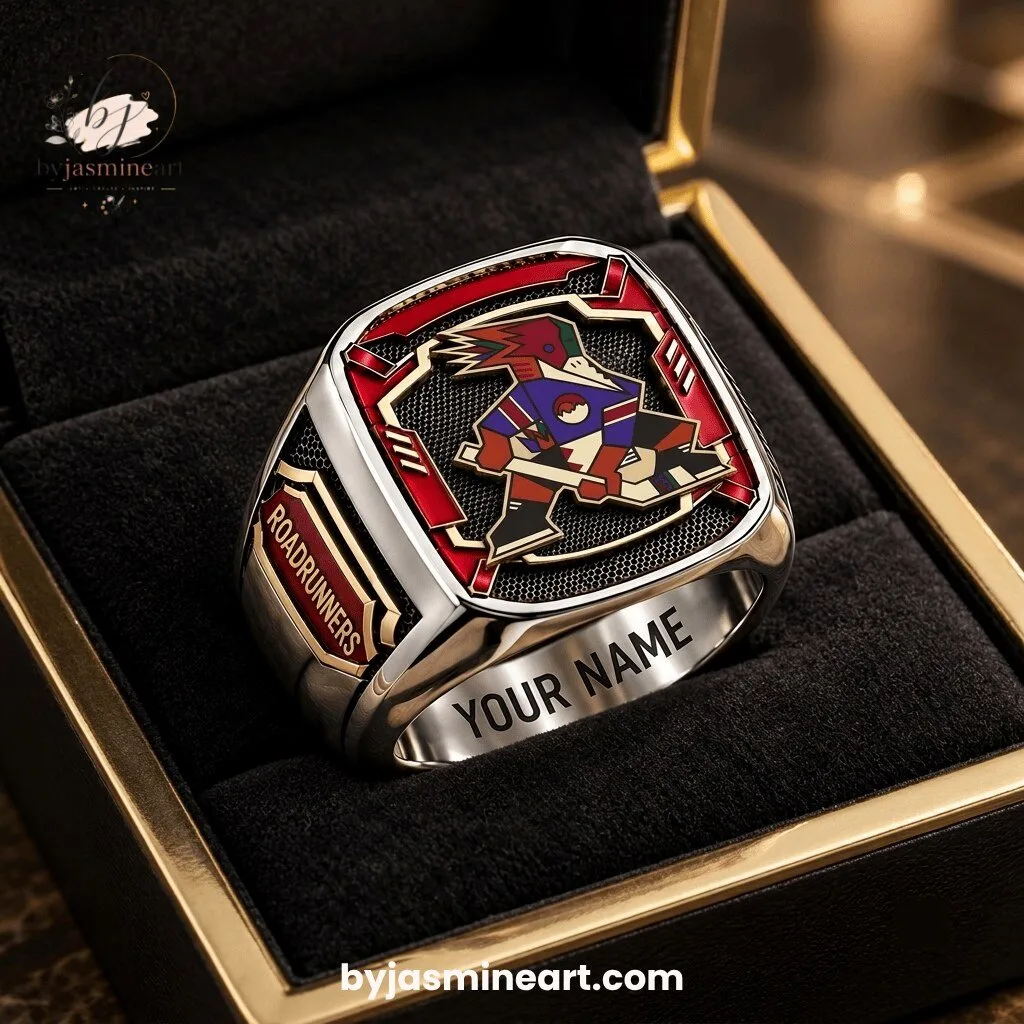 Roadrunners Championship Ring With Custom Name Engraving
