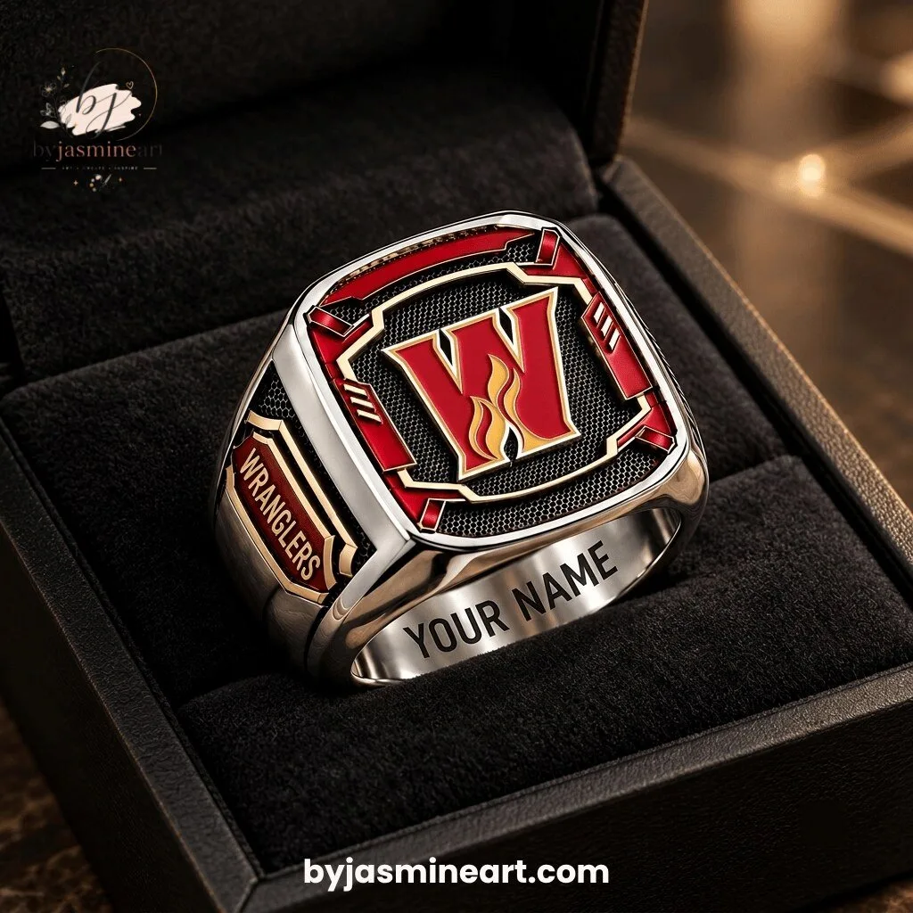 Wranglers Championship Ring With Custom Name Engraving
