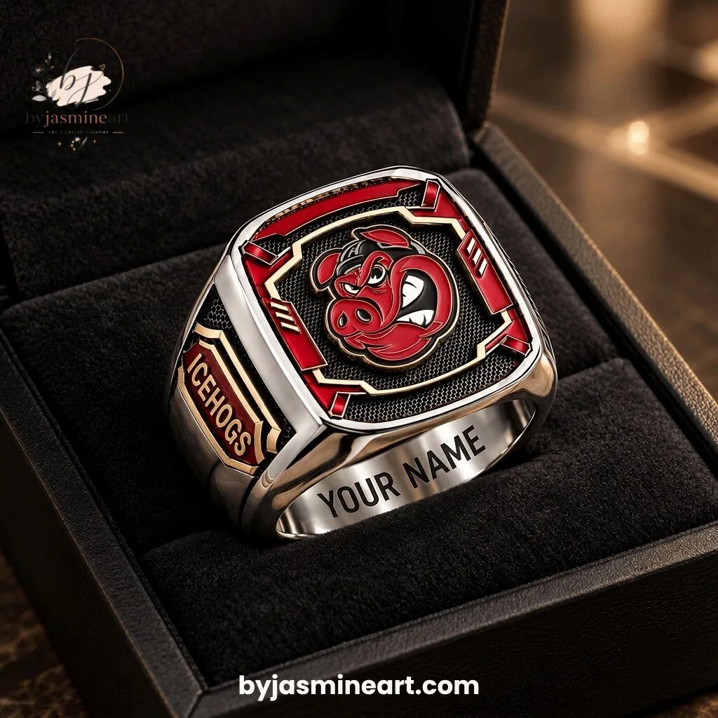 Bulldogs Championship Ring With Custom Name Engraving