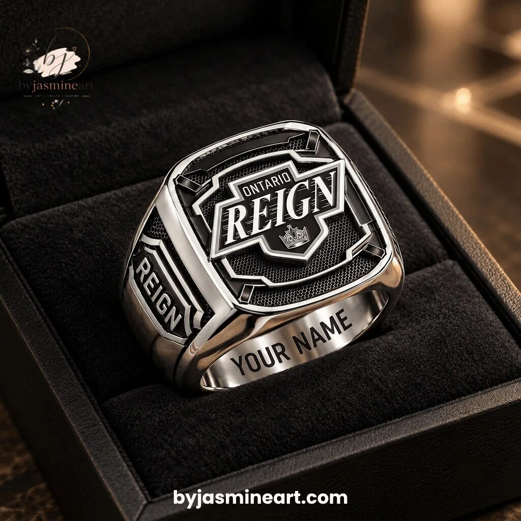 Ontario Reign Custom Championship Ring With Personalized Name Engraving
