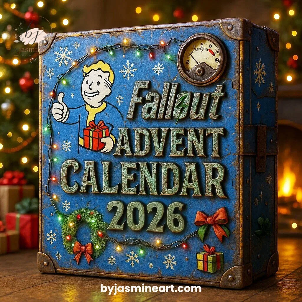 Fallout Advent Calendar 2026 24 Collectible Vault Boy Figures New Vegas Edition