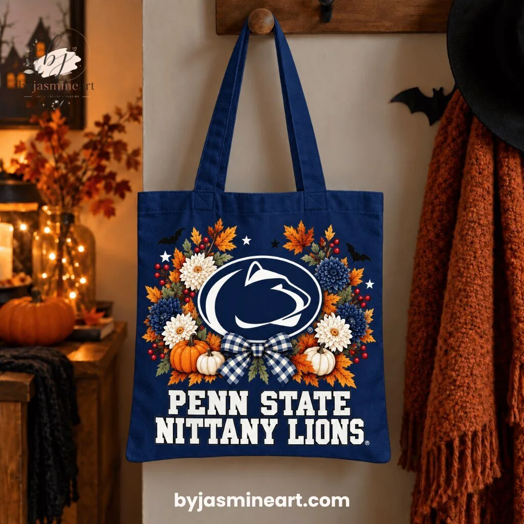 Penn State Nittany Lions Fall Harvest Canvas Tote