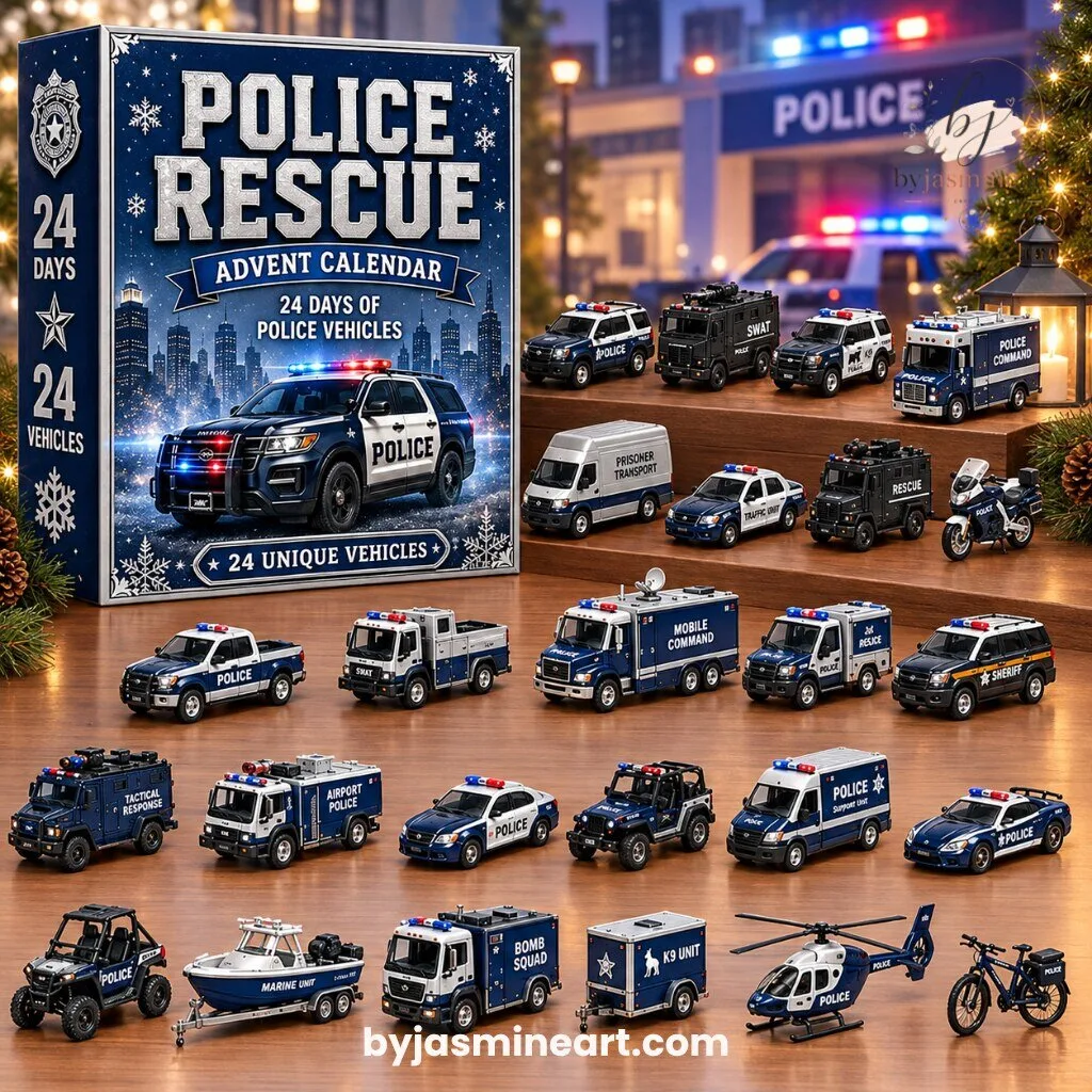 By Jasmine Art Police Rescue Advent Calendar