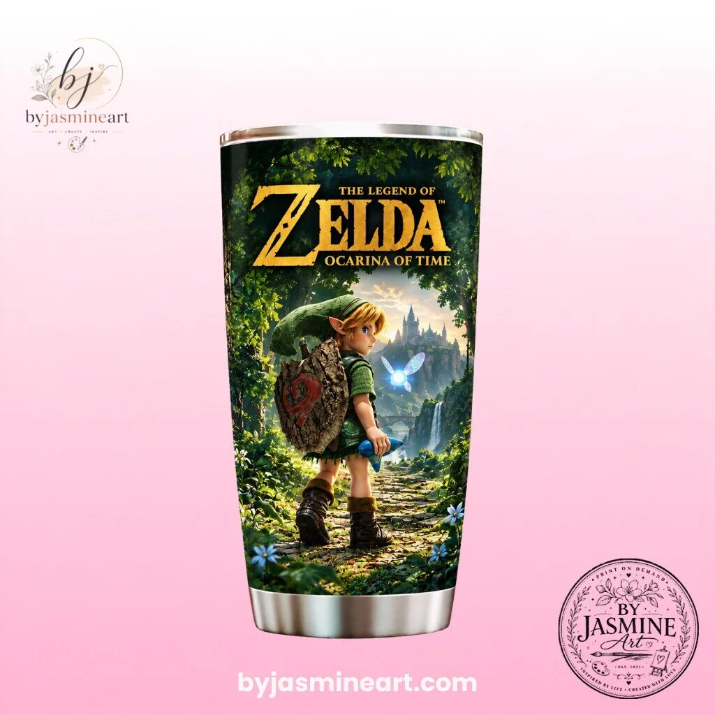 By Jasmine Art Enchanted Forest Adventure Tumbler
