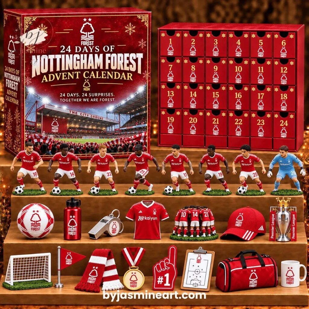 By Jasmine Art 24 Days Soccer Fan Advent Calendar