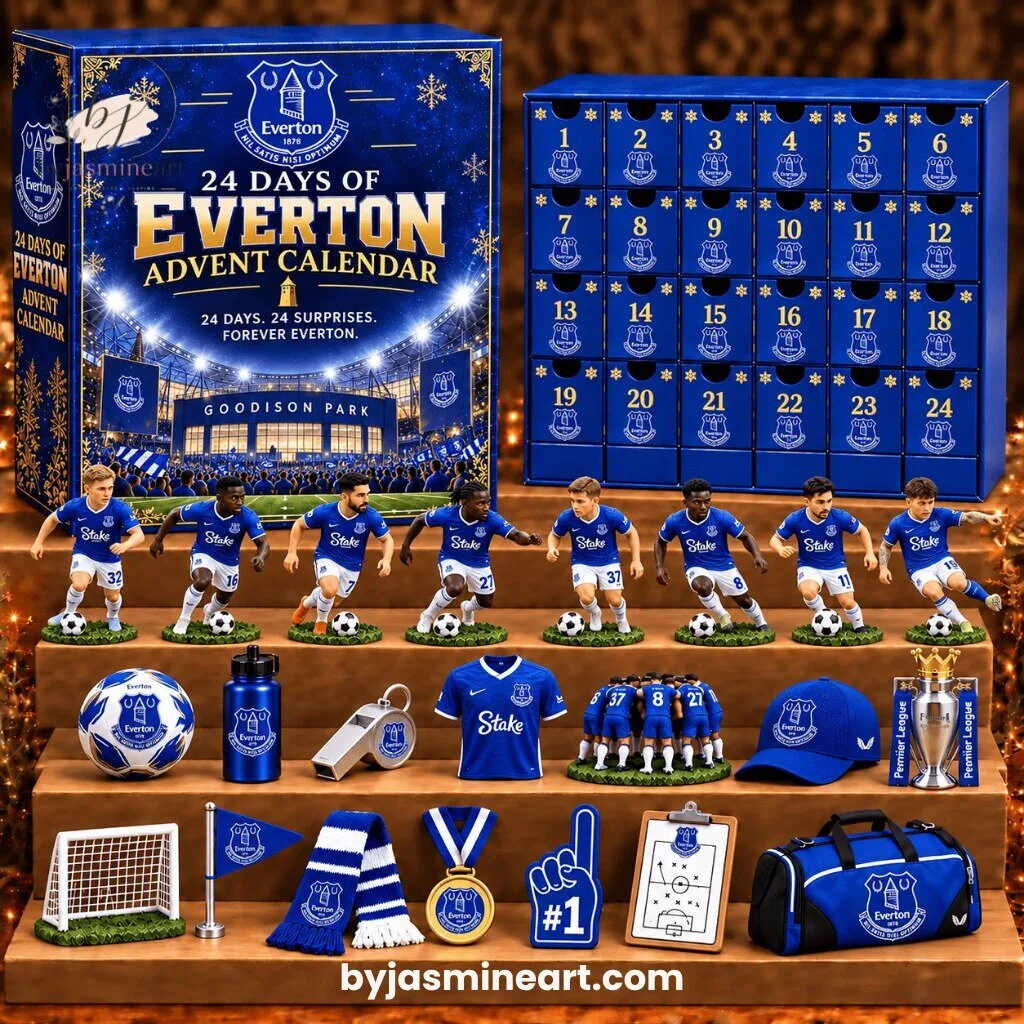 By Jasmine Art Royal Blue Football Fan 24 Days Advent Calendar 1 By Jasmine Art Royal Blue Football Fan 24 Days Advent Calendar
